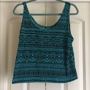 Aztec crop top